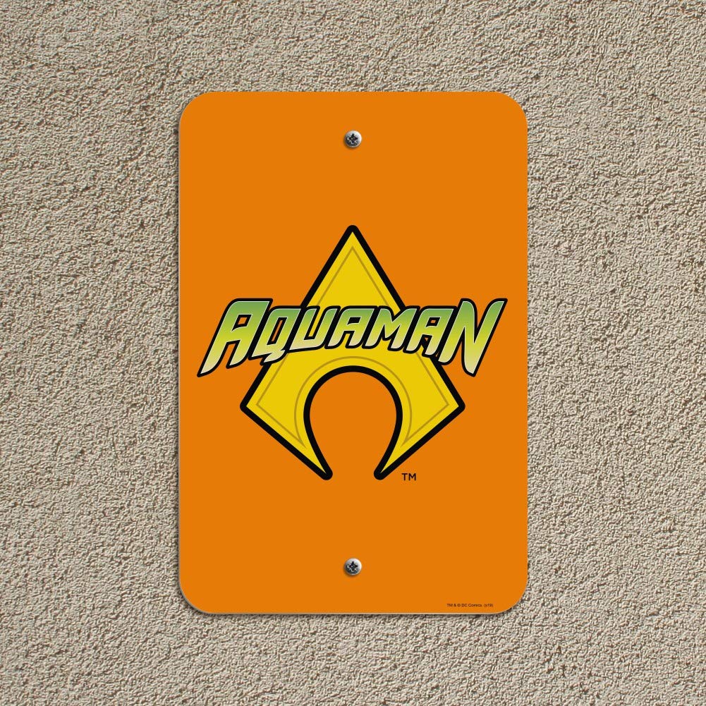 Amazon.com: GRAPHICS & MORE Aquaman Logo Home Business Office Sign